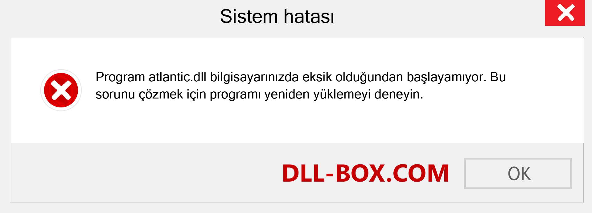 atlantic.dll dosyası eksik mi? Windows 7, 8, 10 için İndirin - Windows'ta atlantic dll Eksik Hatasını Düzeltin, fotoğraflar, resimler